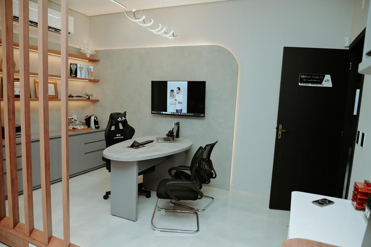 Sala de atendimento e planejamento digital